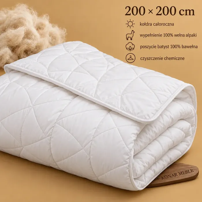 Kołdra ALPAKA całoroczna 200x200 AMZ – widok główny