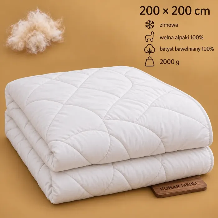 Kołdra ALPAKA ciepła 200x200 AMZ – widok główny