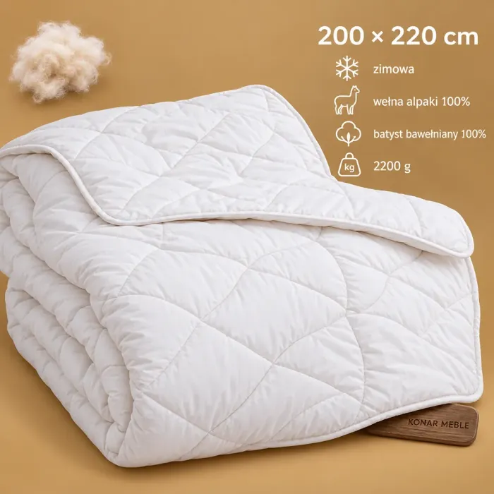 Kołdra ALPAKA ciepła 200x220 AMZ – widok główny