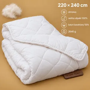 Kołdra ALPAKA ciepła 220x240 AMZ – widok główny