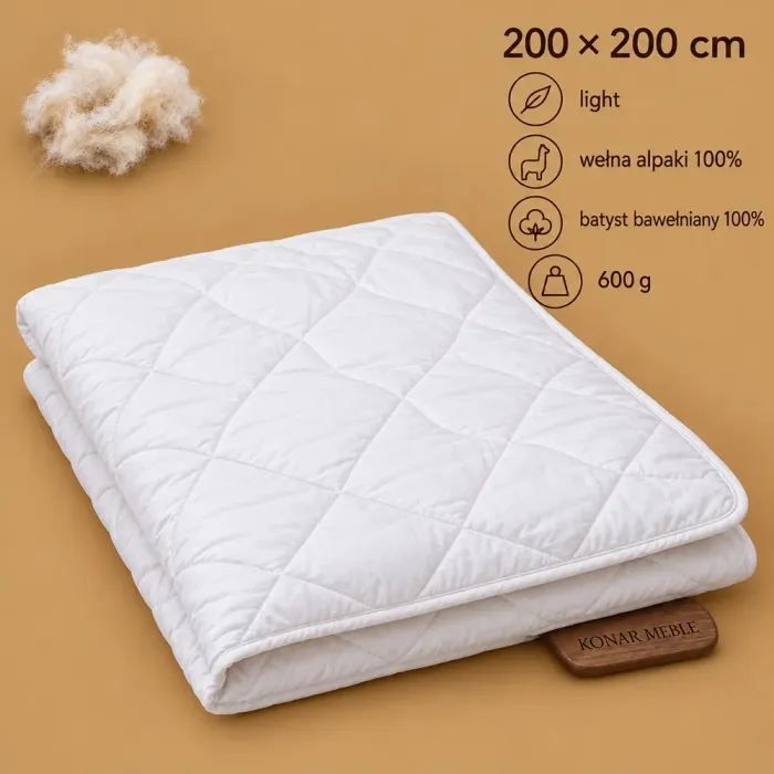 Kołdra ALPAKA light 200x200 AMZ – widok główny