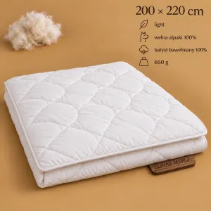 Kołdra ALPAKA light 200x220 AMZ – widok główny