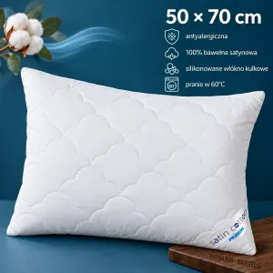 Poduszka SATIN COTTON TERMO 50x70 Piórex – grafika z cechami