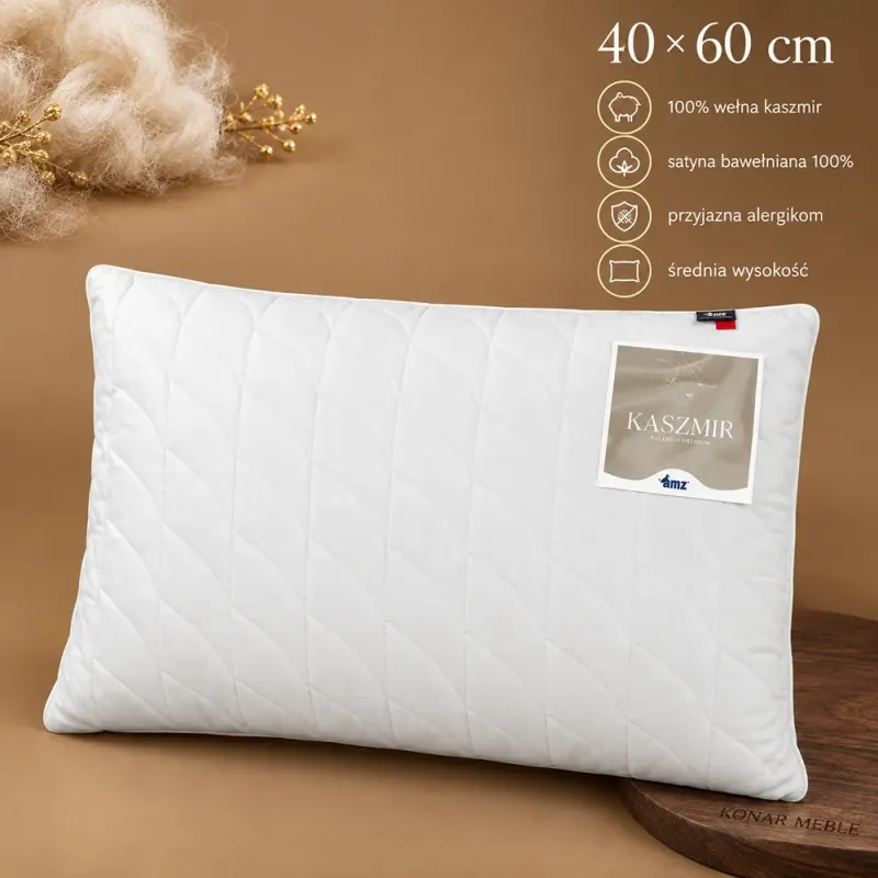 Poduszka KASZMIR GOLD 40x60 AMZ – grafika z cechami