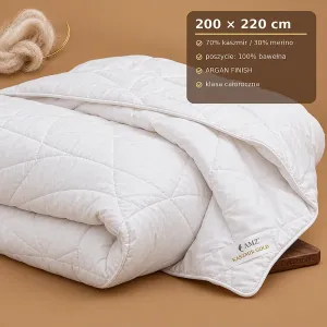 Kołdra KASZMIR GOLD całoroczna 200x220 AMZ – grafika z cechami