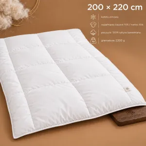 Kołdra KASZMIR GOLD ciepła 200x220 AMZ – grafika z cechami