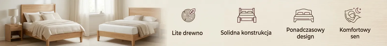 Łóżka dla seniorów z drewna – stabilna konstrukcja i wygodne dopasowanie