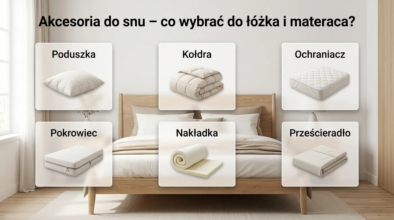 Akcesoria do snu – co wybrać do łóżka i materaca?